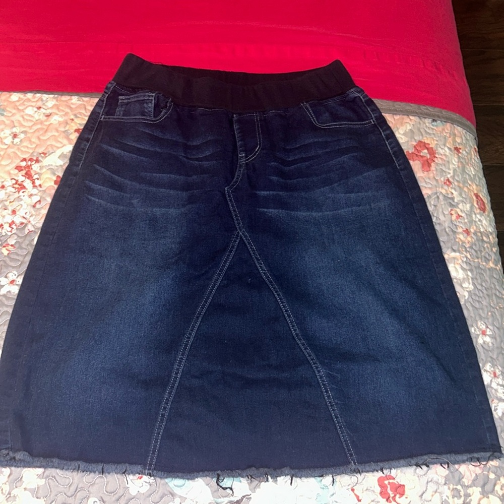 Be girl denim midi skirt